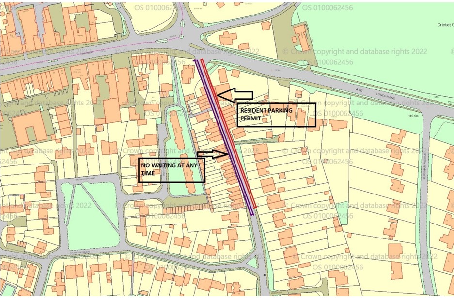 Map showing location of proposals