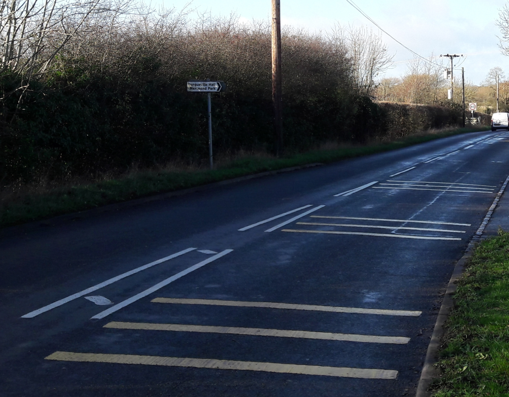 Rumble strips photograph